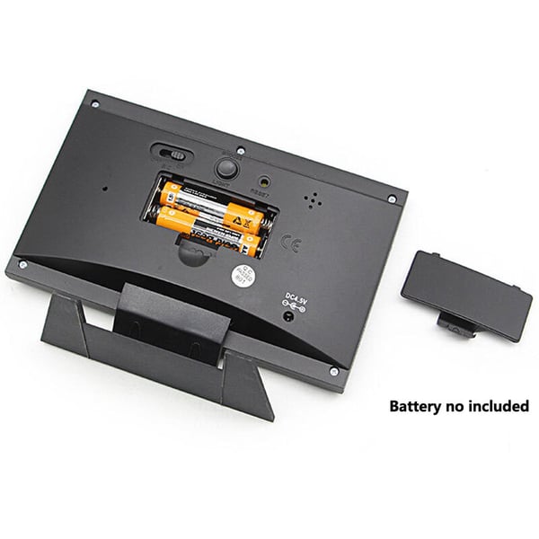 ✨⏰ Letzter Tag der Aktion 80 % 🔥 Digitaler LED-Temperatur- und Luftfeuchtigkeitsmesser Wettervorhersage LED-Zähler Wecker