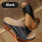 Slip-on-Plateau-Sandalen mit klobigem Absatz