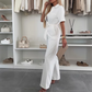 ✨2025 Neue Produkte💕Button-Down-Jumpsuit mit Taillenband für Damen