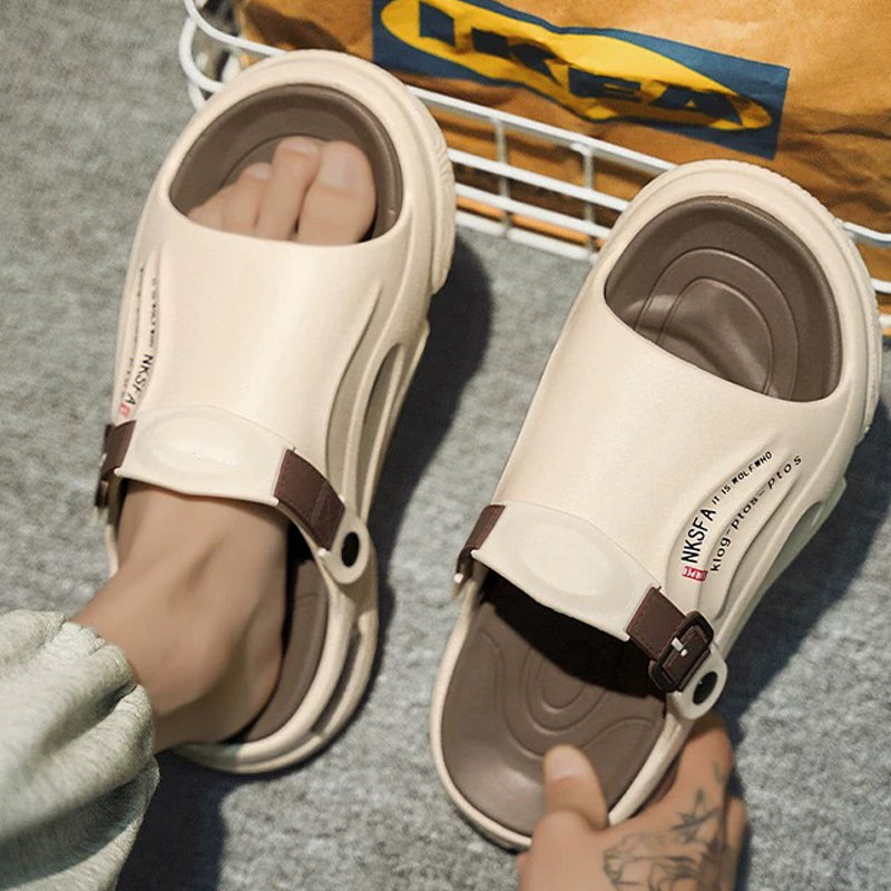 ⏰Last Day Sale 49% Rabatt🚀2025 neue rutschfeste Herrenpantoffeln für Outdoor und Sport mit doppeltem Verwendungszweck