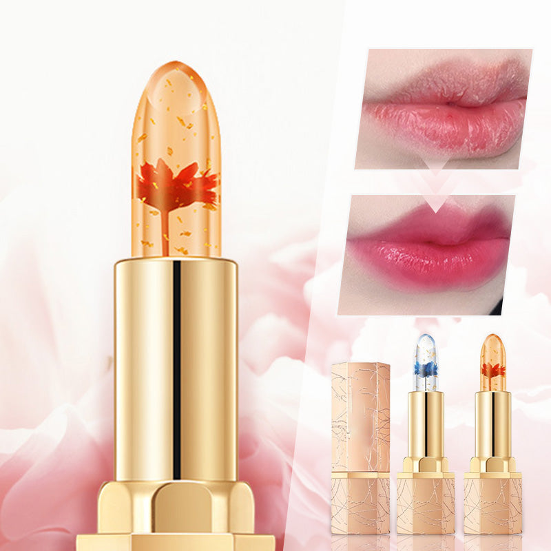 🔥Kaufen Sie 1 und erhalten Sie 1 gratis🎁Crystal Flower Temperaturwechsel-Gelee-Lippenstift