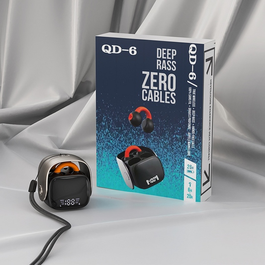 Bluetooth-Headset mit Ohrclip und Digitalanzeige