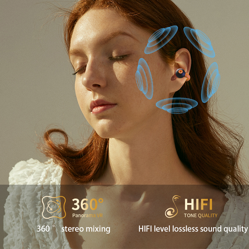 Bluetooth-Headset mit Ohrclip und Digitalanzeige