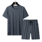 Herren-Sommer-Trainingsanzug mit Kurzarmshirt & Shorts