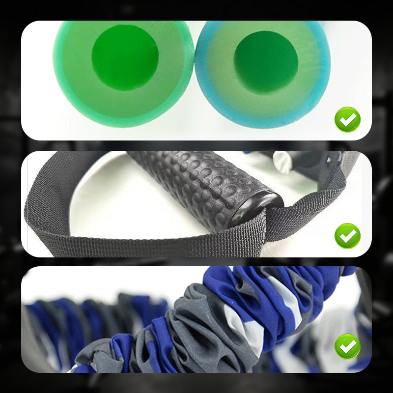 💪 50% RABATT JETZT! ✨ Naturlatex 3-Loch-Widerstandsbänder - Medizinische Qualität für Physiotherapie & Krafttraining 🏋️‍♂️🔗