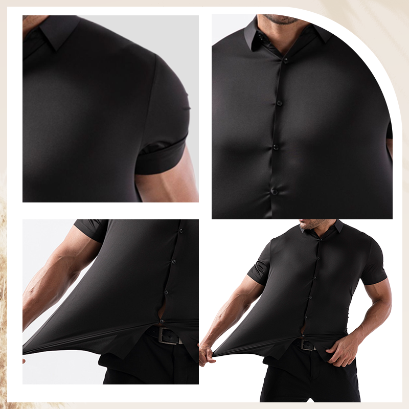 ⏳Begrenzte Zeit 50% Rabatt💥Herren Kurzarmhemd aus 4-Wege-Stretchgewebe
