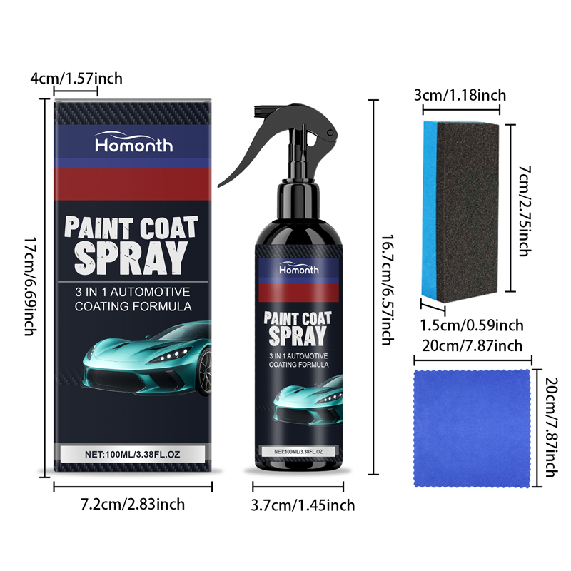 3-in-1 Auto-Keramik-Beschichtungsspray-Set