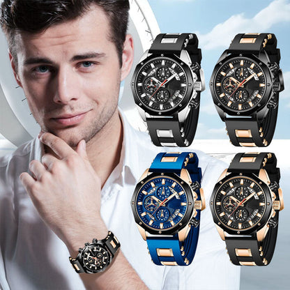 📢📢 Flash Sale: Nur noch 3 Stunden! ⏰⏰——Großes Zifferblatt Kalender Quarz Business Uhr