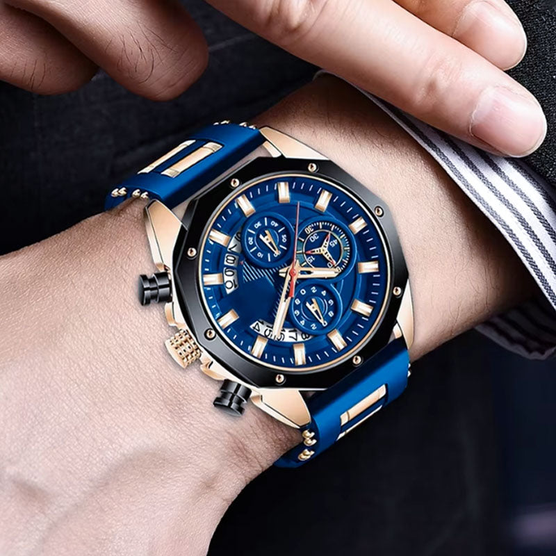 📢📢 Flash Sale: Nur noch 3 Stunden! ⏰⏰——Großes Zifferblatt Kalender Quarz Business Uhr