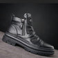 🔥 Klassische Herren Lederstiefel mit seitlichem Reißverschluss - [Bestes Geschenk]