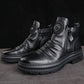 🔥 Klassische Herren Lederstiefel mit seitlichem Reißverschluss - [Bestes Geschenk]