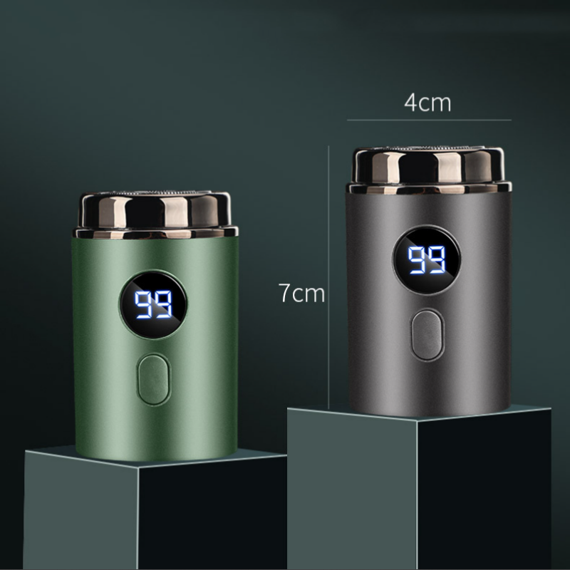 🔥Hot kampagne 50 % RABAT🔥Kraftig mini-elektrisk barbermaskine til mænd med digitalt display