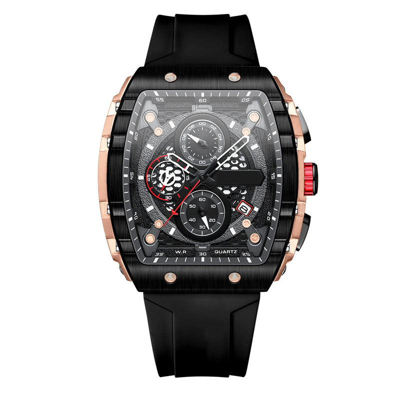 🌈Cyberpunk Futuristischer Stil⌚Multifunktionale Quarzuhr für Männer