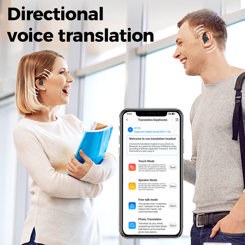 🎁Letzter Tag Aktion 49% Rabatt🎁TDas beste Geschenk von allen-AI Translation Wireless OWS Bluetooth5.4 Kopfhörer (Fit für iOS & Android)