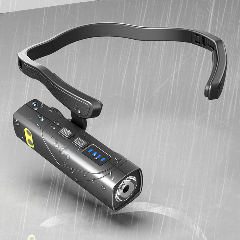 ⏳ Stirnlampe – Letzter Tag: 50 % RABATT! 🔥🛒 Leichtgewichtige, wiederaufladbare, am Ohr getragene LED💡