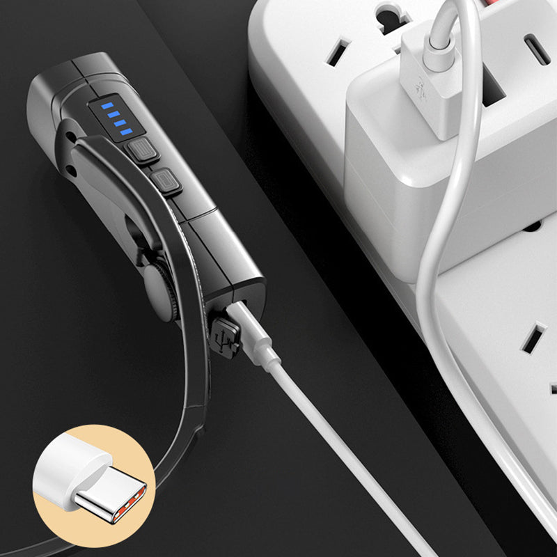 ⏳ Stirnlampe – Letzter Tag: 50 % RABATT! 🔥🛒 Leichtgewichtige, wiederaufladbare, am Ohr getragene LED💡