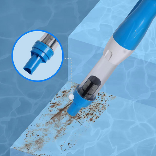 🏊3-in-1-Multifunktion-Pool-Reinigungsartefakt - Staubsaugbürste-Absaugung mit einem Klick fertig! Für Pool/Fischbecken/Badewanne Komplettes Zubehör