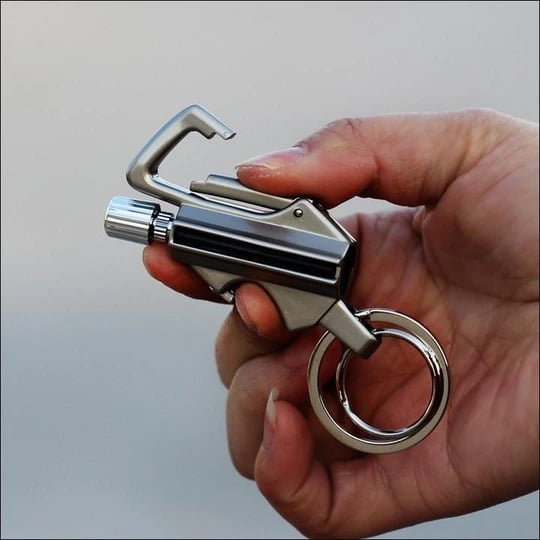 Schlüsselanhänger Flint Feuerstarter - Wasserdicht & Sturmfest | Outdoor Survival Feuerzeug