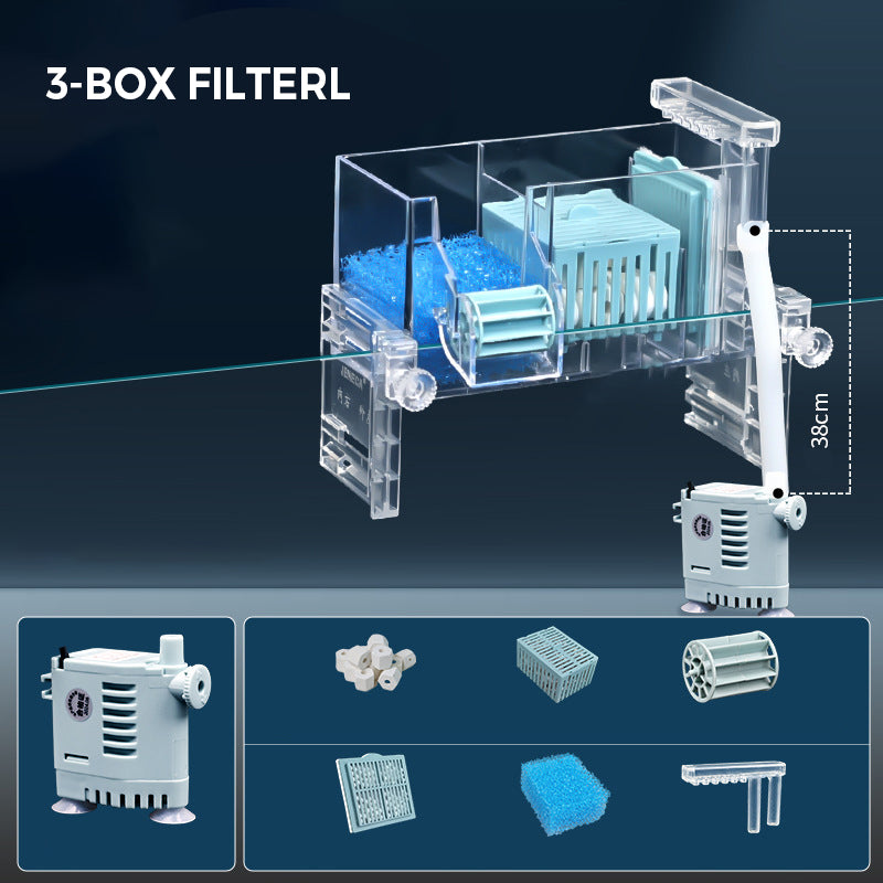 💦Aquarium-Zirkulationsfilter mit Wasserpumpe🐠☀️