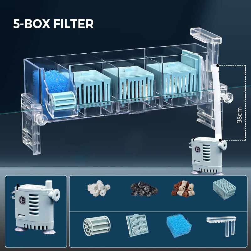 💦Aquarium-Zirkulationsfilter mit Wasserpumpe🐠☀️