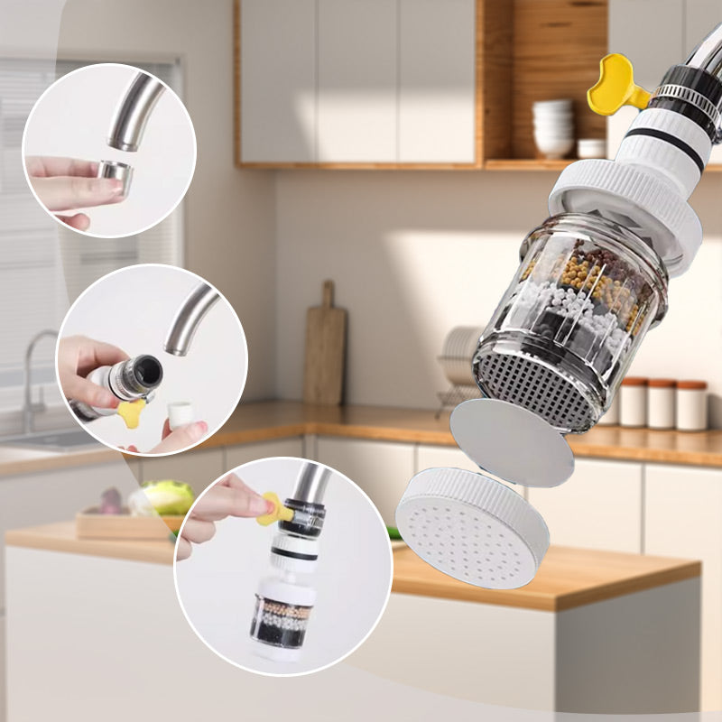 💧 Wasserhahnfilter für reines Leitungswasser: Reduziert Kalk & Chlor (2er-Set)