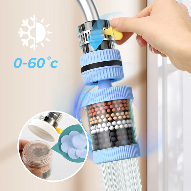 💧 Wasserhahnfilter für reines Leitungswasser: Reduziert Kalk & Chlor (2er-Set)