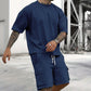 Set aus Freizeit-T-Shirt mit kurzen Ärmeln und Shorts für Herren