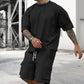 Set aus Freizeit-T-Shirt mit kurzen Ärmeln und Shorts für Herren