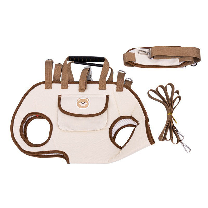 ⏳Zeitlich begrenztes Angebot⏳ 🐶Heißer Verkauf🎒 Tragbare, atmungsaktive 2-in-1-Haustiertragetasche – Tragetuch Rucksack | Überall und jederzeit!