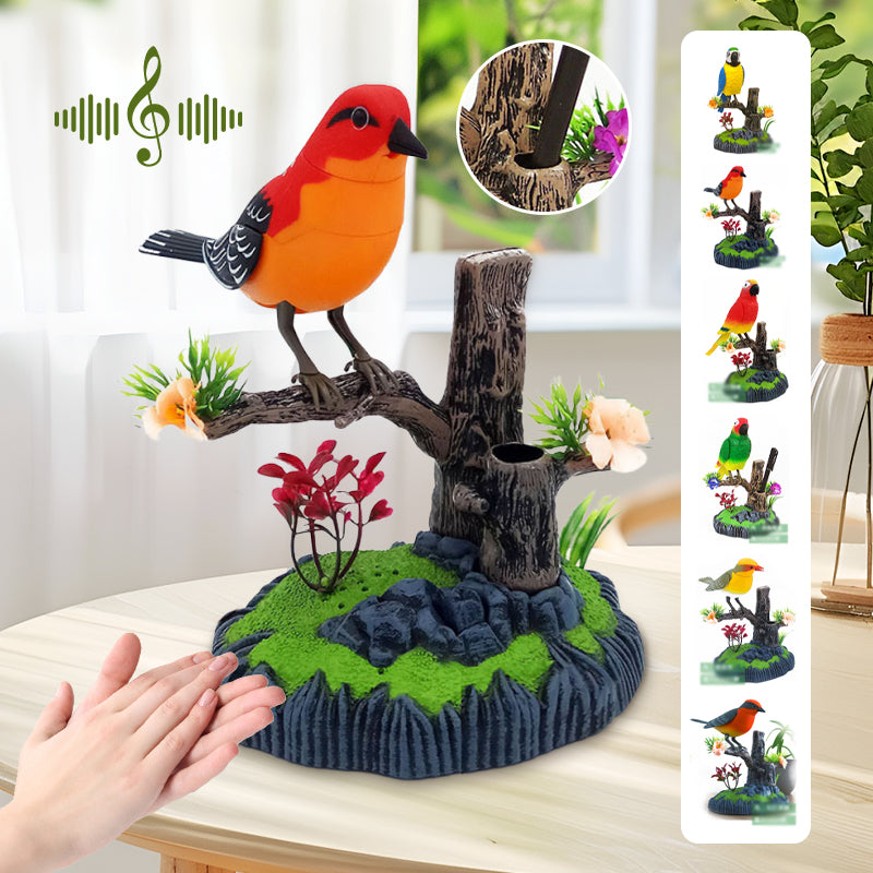 🐦🥰Interaktives Spielzeug mit sprachaktiviertem zwitscherndem Vogel