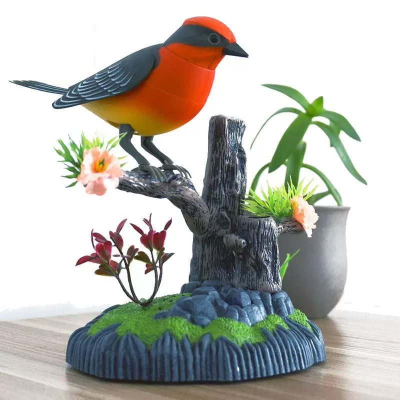 🐦🥰Interaktives Spielzeug mit sprachaktiviertem zwitscherndem Vogel