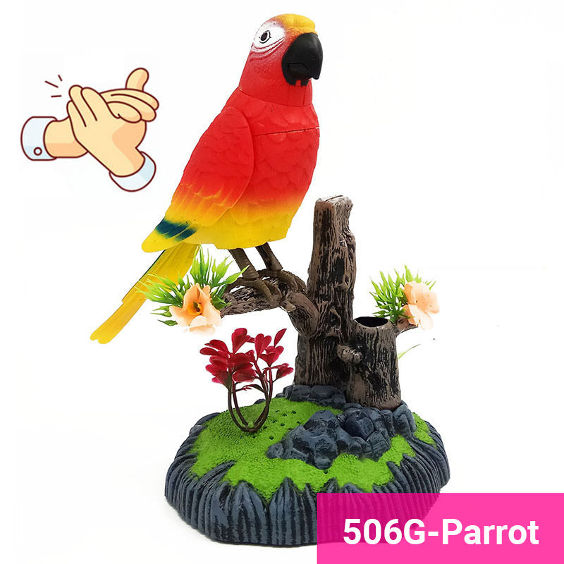 🐦🥰Interaktives Spielzeug mit sprachaktiviertem zwitscherndem Vogel