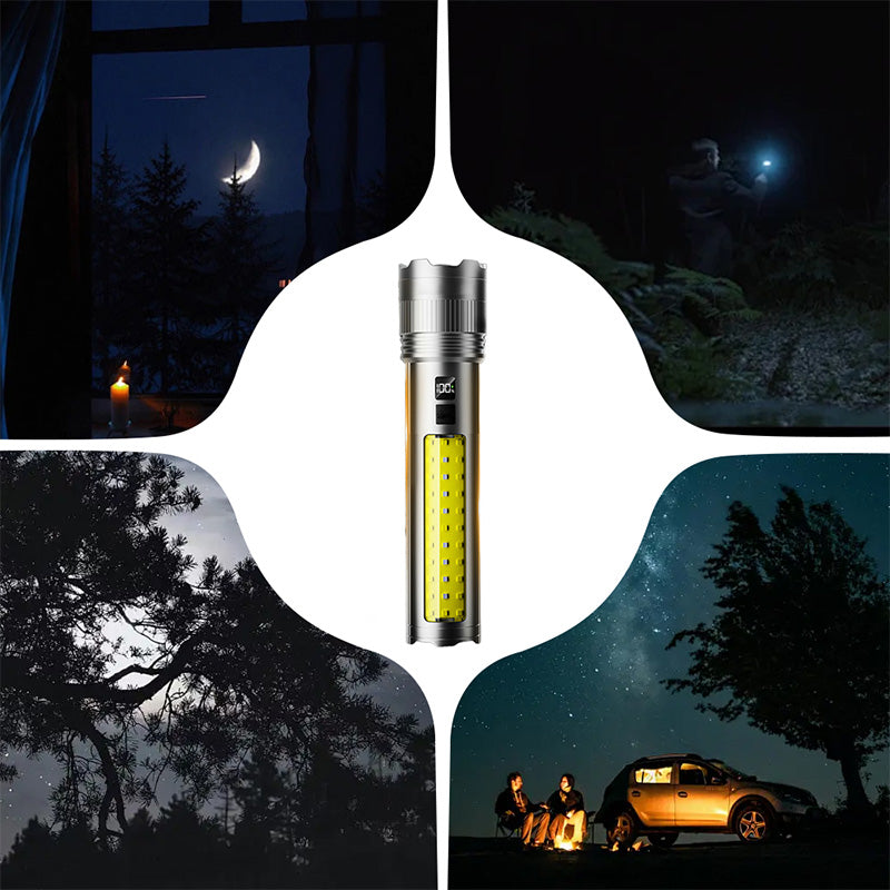 🔦 50 % Rabatt! 🎉 Wiederaufladbare Taschenlampe mit 90.000 Lumen – Extrem hell, wasserdicht und mit langer Akkulaufzeit 📦