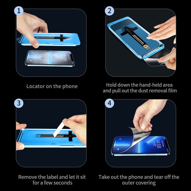 🔥Last Day Sale 49% Off📱2025 Neue unsichtbare Displayschutzfolie für iphone-Easy Installation