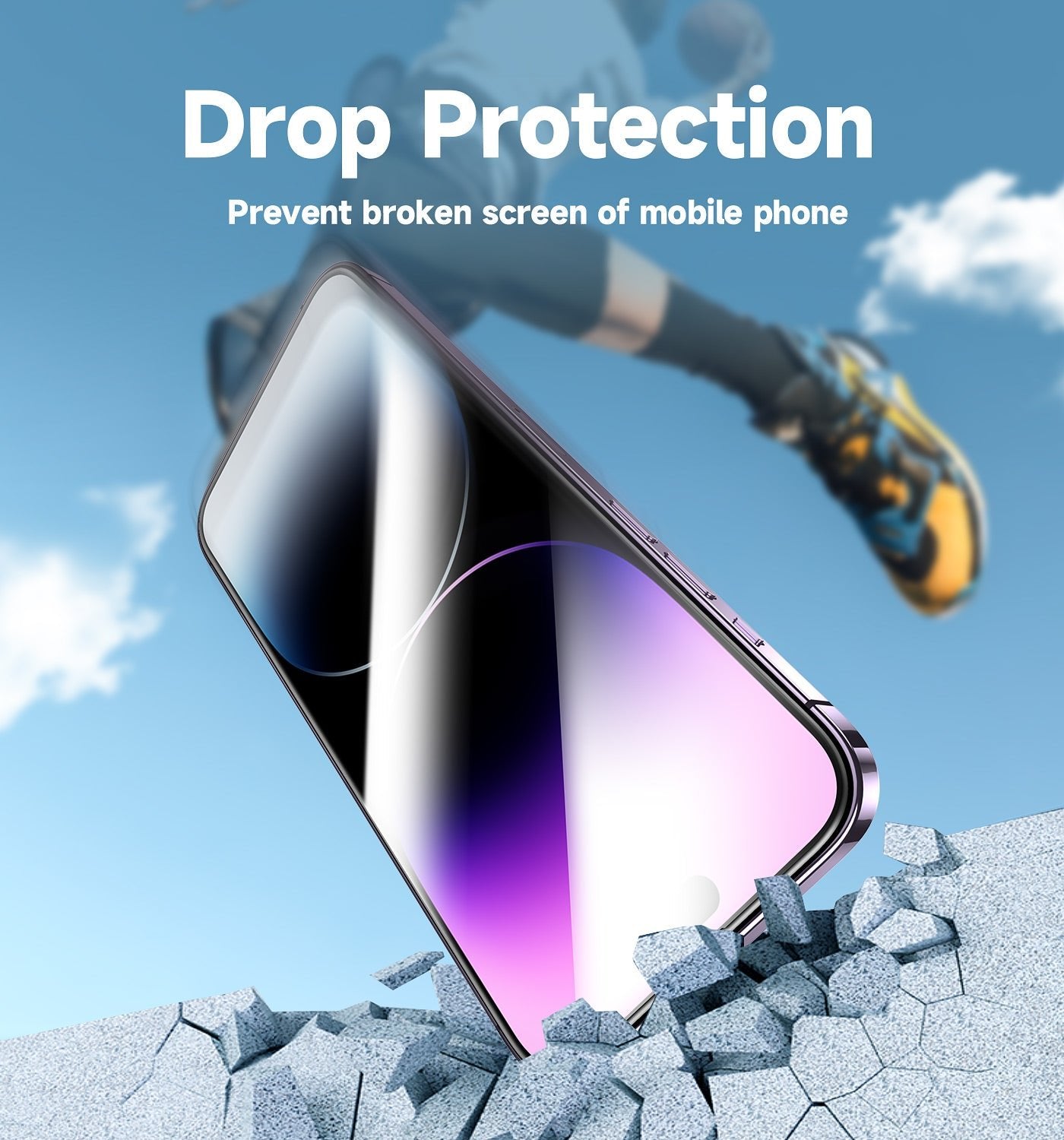 🔥Last Day Sale 49% Off📱2025 Neue unsichtbare Displayschutzfolie für iphone-Easy Installation