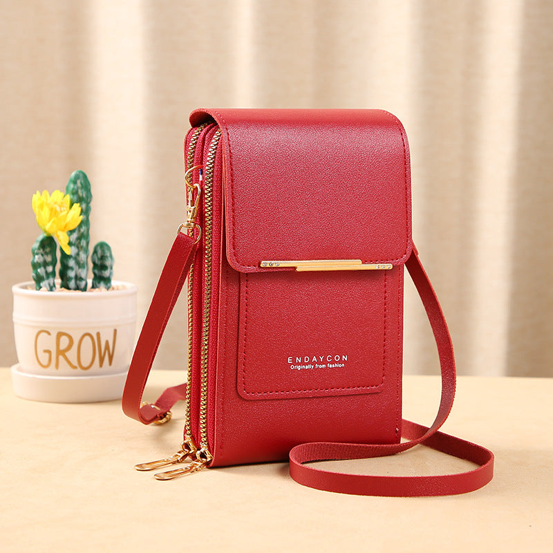 👜 60% RABATT! 📱 Touchscreen-Messengertasche für Damen – Handy-Ladefach, Diebstahlsicher & Wasserdicht ✨