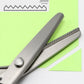 ✂️Jetzt 50 % Rabatt! DIY-Nähschere mit Wellenschliff – Zickzack-Schere, Stoffschneidewerkzeug gegen Ausfransen für Stoff, Papier und Bastelprojekte