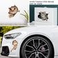 3D-Wandaufkleber mit abnehmbaren Katzen- und Hundemotiven
