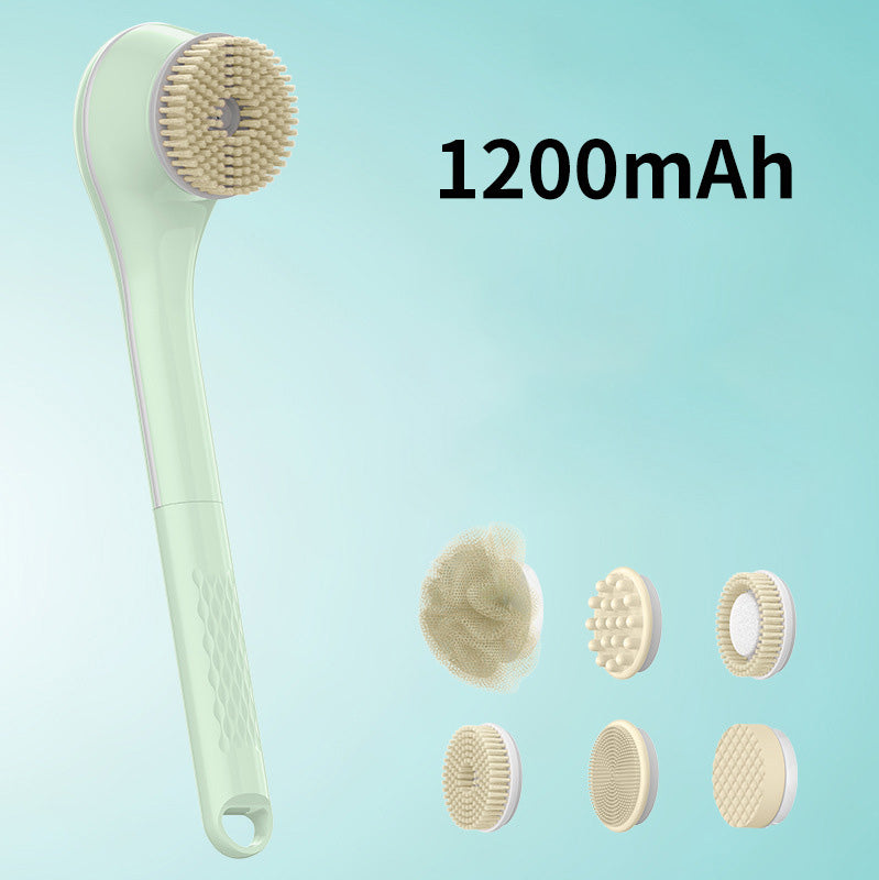 ✨Elektrische Badebürste mit langem Griff zum Peeling