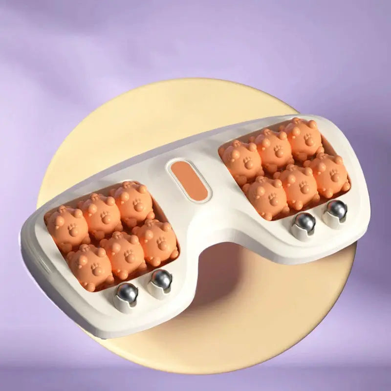 🎁 Mehr kaufen, mehr sparen! 💜🦶 Tragbare Doppelfußmassagewalze – Entspannung jederzeit und überall