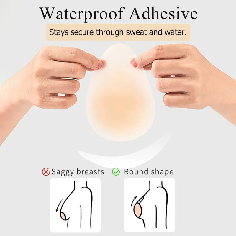 Unsichtbare Nippelpads mit Lifting-Effekt