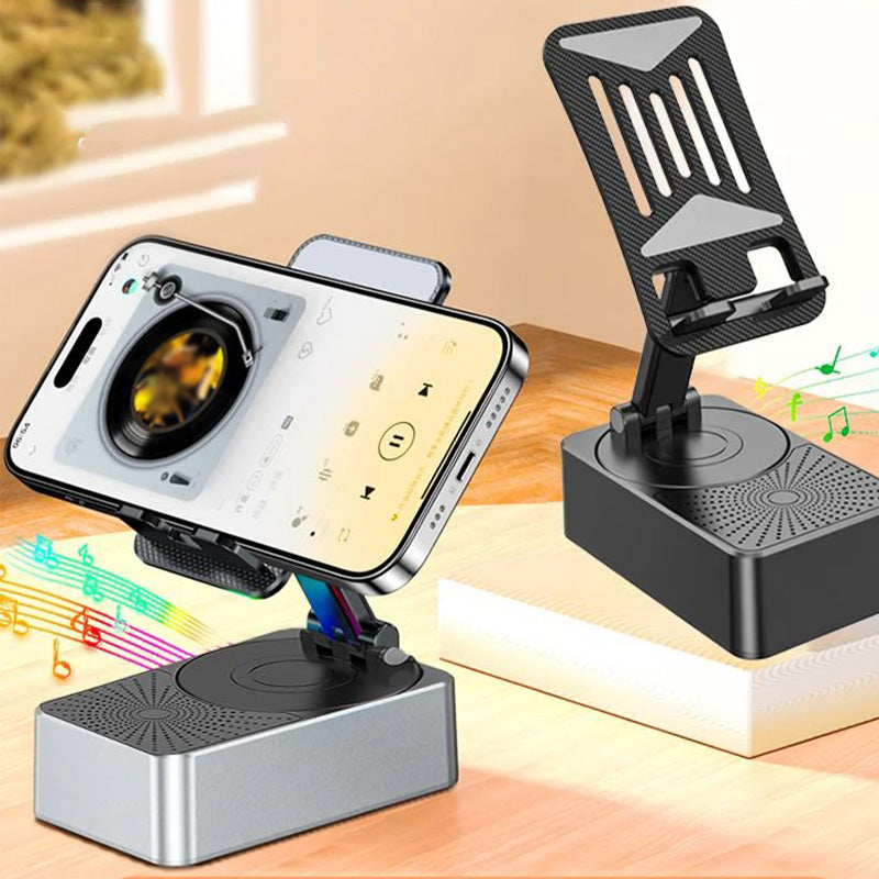 Geschenkauswahl – 3 in 1 – Kabelloser Bluetooth-Lautsprecher, Ladestation, Handyhalterung