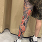✨2025 brandneues Design 😎Dehnbare Beinmanschette mit Tattoo-Print