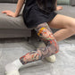 ✨2025 brandneues Design 😎Dehnbare Beinmanschette mit Tattoo-Print