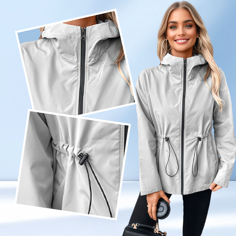 Wasserdichte Outdoor-Kapuzenjacke für Damen
