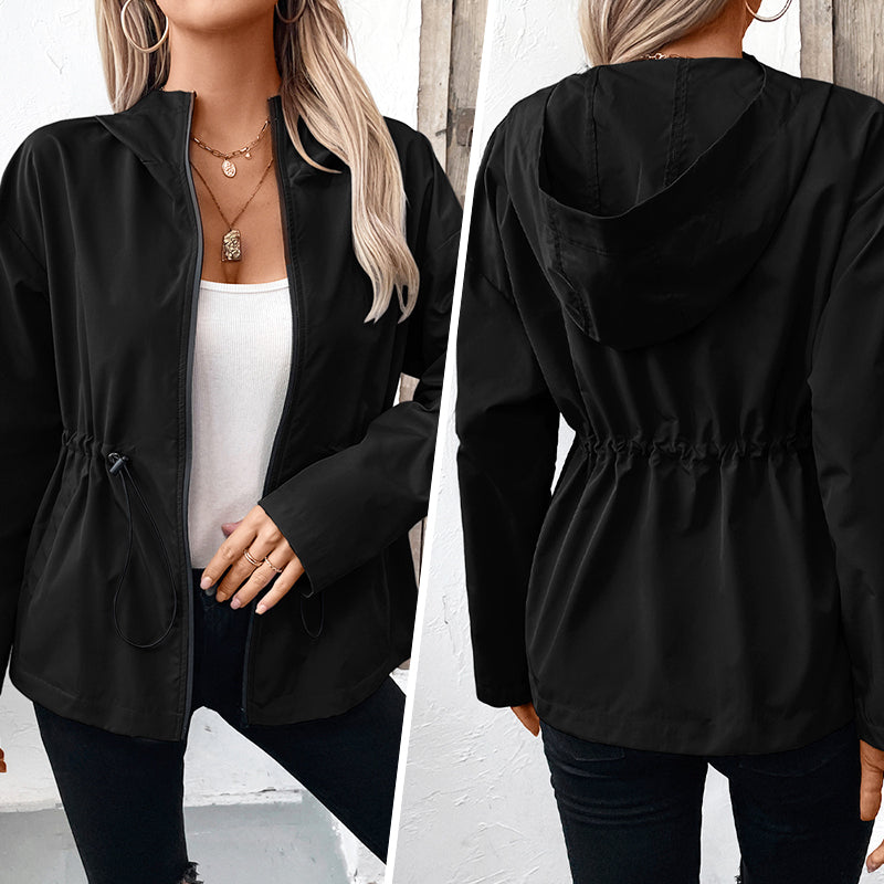 Wasserdichte Outdoor-Kapuzenjacke für Damen