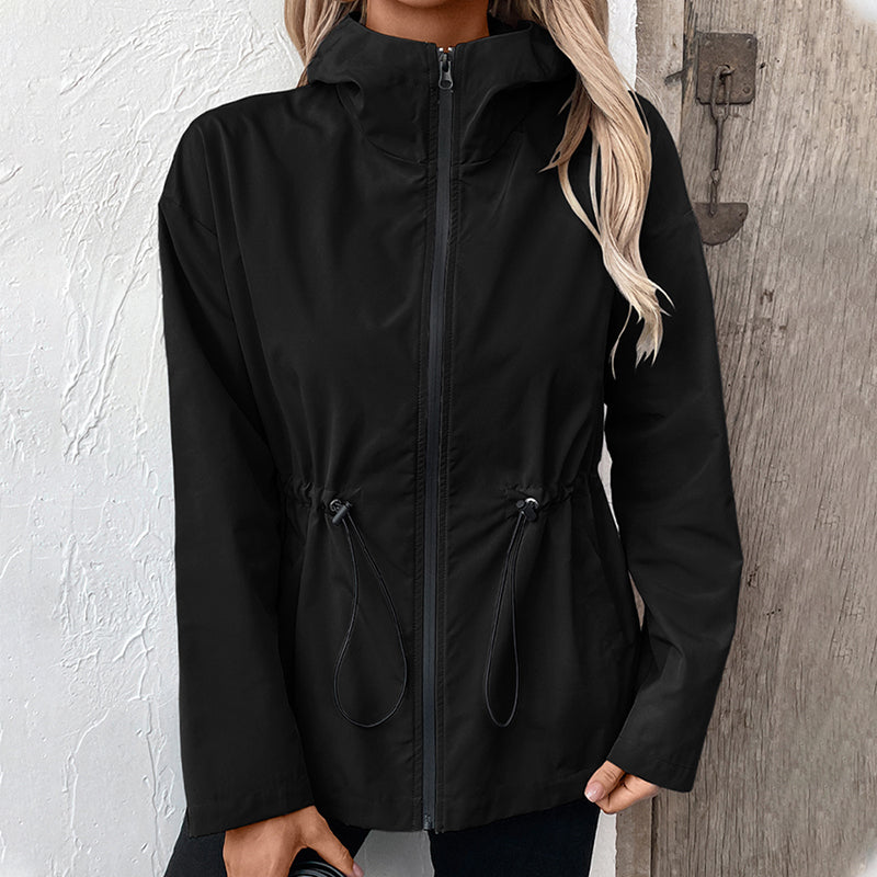 Wasserdichte Outdoor-Kapuzenjacke für Damen