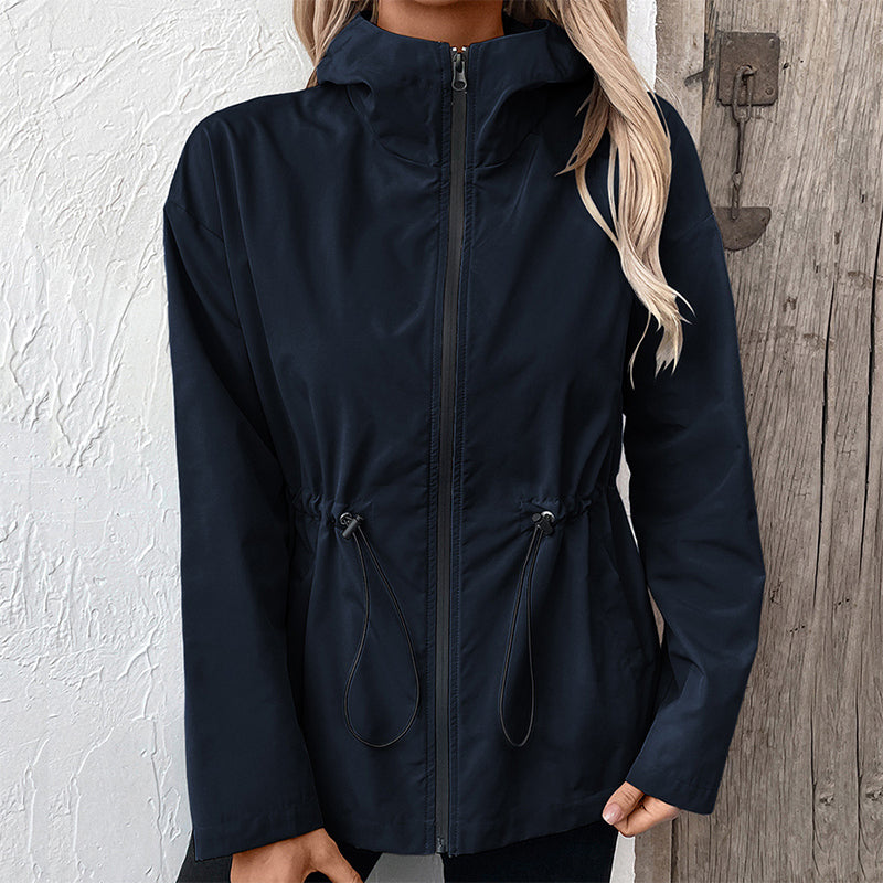 Wasserdichte Outdoor-Kapuzenjacke für Damen