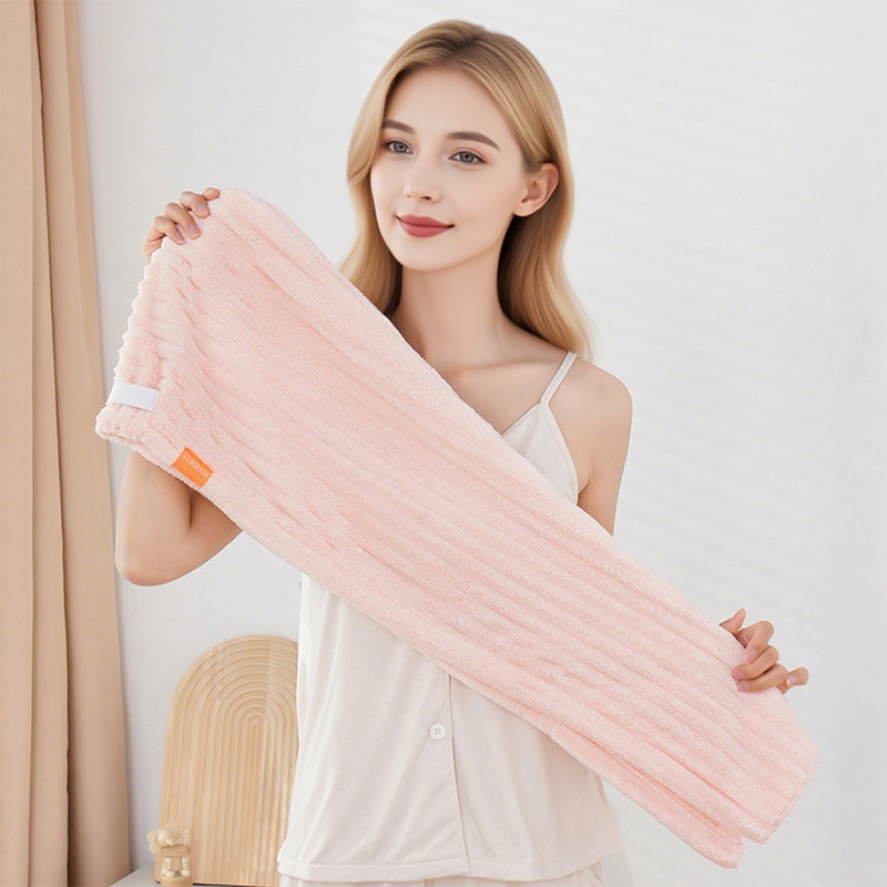 🎅Weihnachts-Sonderangebot: 50 % Rabatt🎁🛁Großes Haarhandtuch mit sicherem Band für Frauen