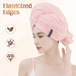🎅Weihnachts-Sonderangebot: 50 % Rabatt🎁🛁Großes Haarhandtuch mit sicherem Band für Frauen